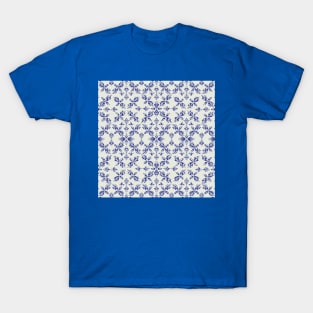 Boho Stiches in Indigo T-Shirt